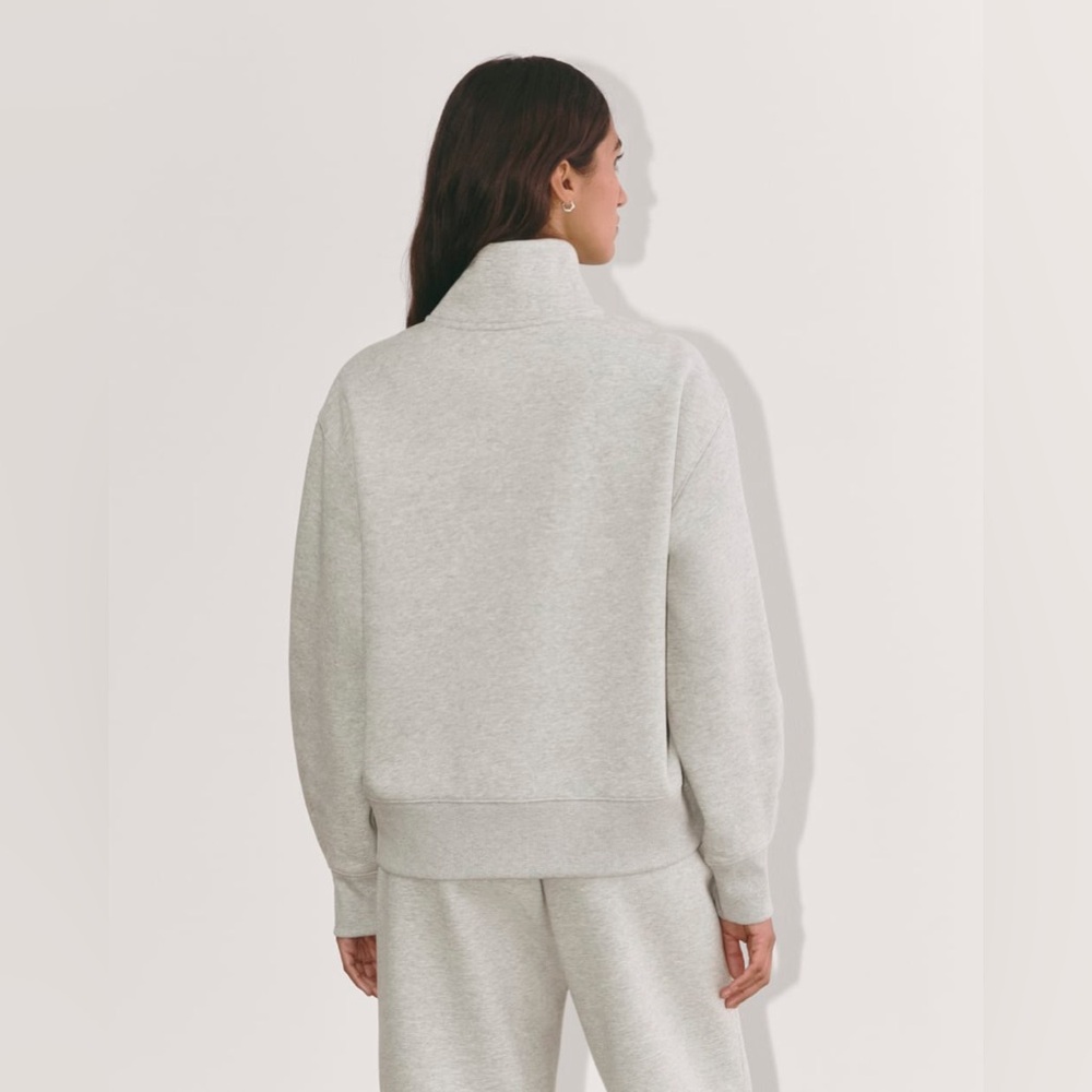 Everlane Luxe Half Zip Sweatshirt Sz. Large - Picture 5 of 8